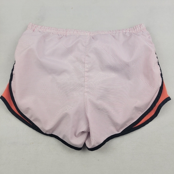 Nike lined Dri-Fit striped coral jersey insert athletic running shorts Size smal - Picture 3 of 5